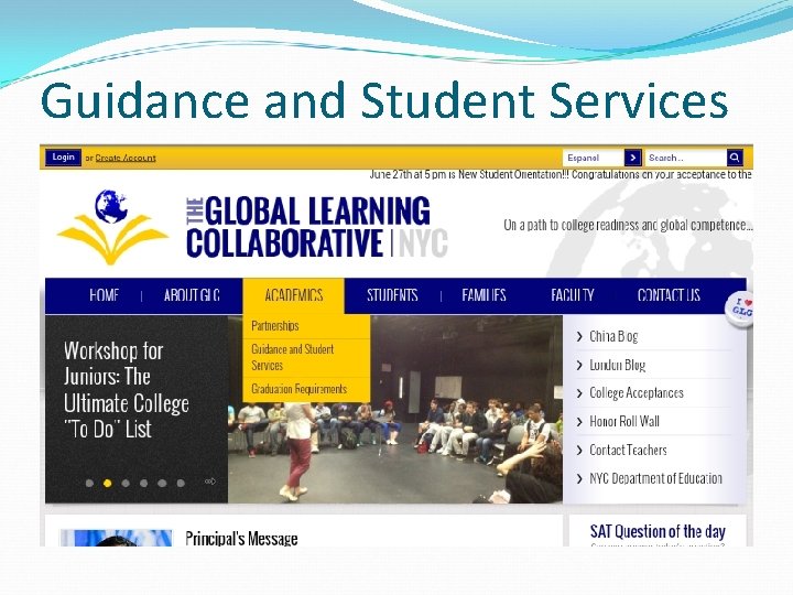Guidance and Student Services 
