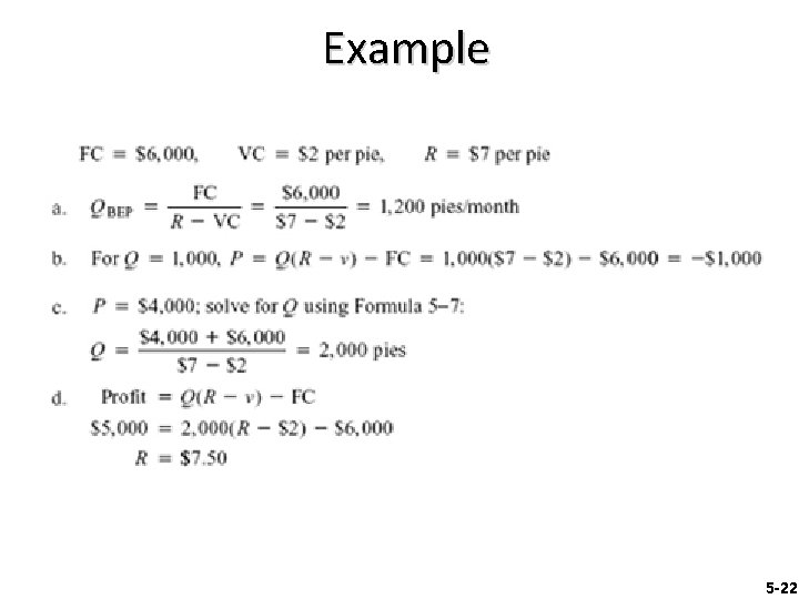 Example 5 -22 
