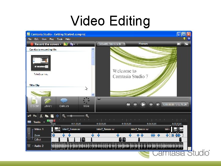 Video Editing 