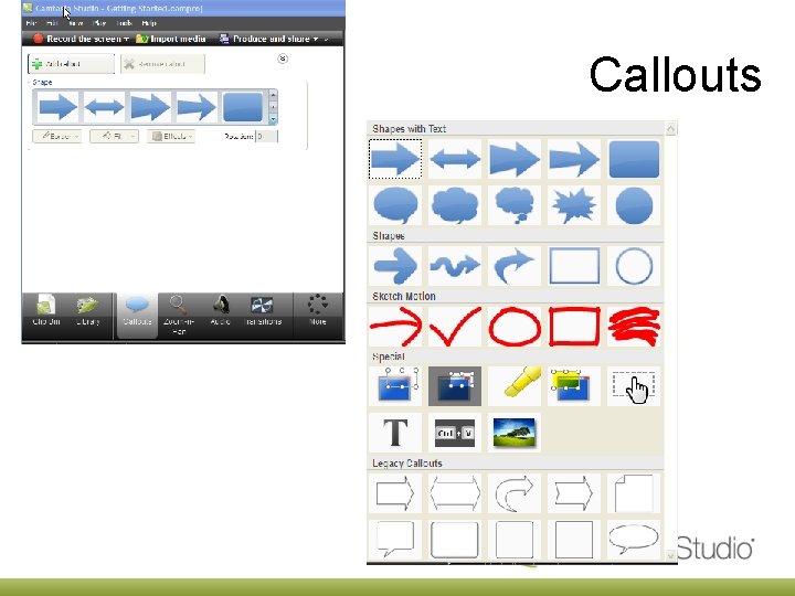 Callouts 