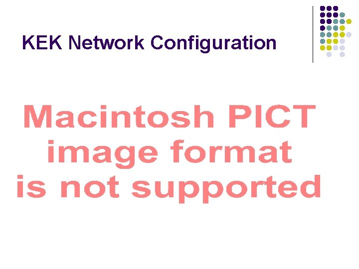 KEK Network Configuration 