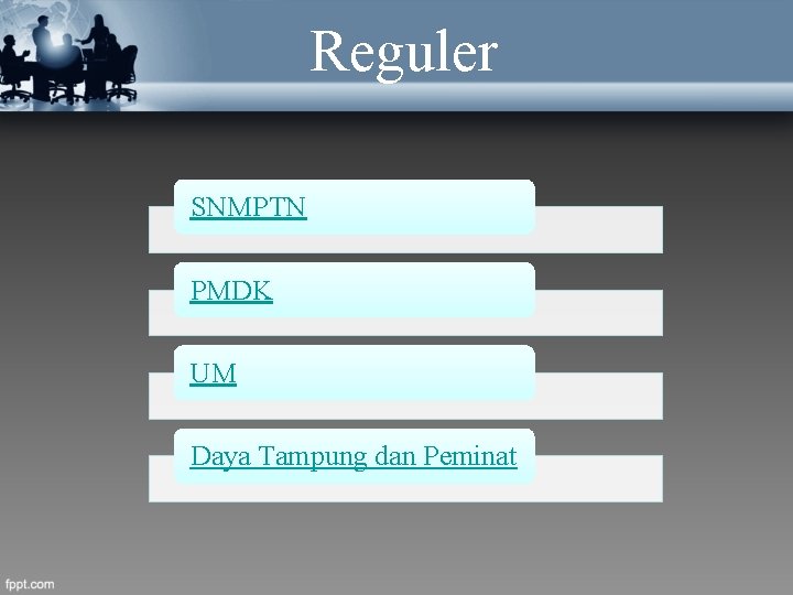 Reguler SNMPTN PMDK UM Daya Tampung dan Peminat 