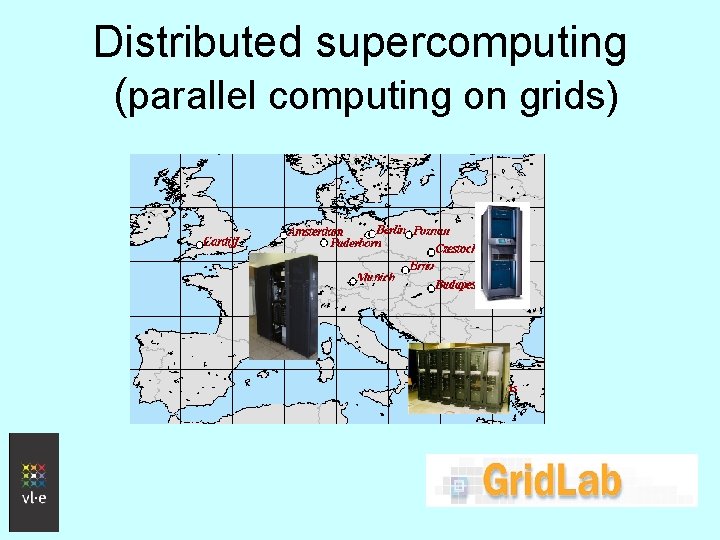 Distributed supercomputing (parallel computing on grids) 