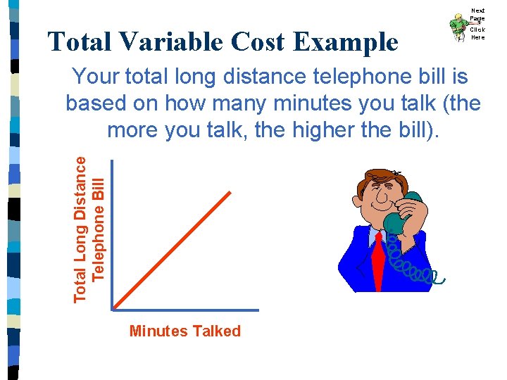 Next Page Total Variable Cost Example Click Here Total Long Distance Telephone Bill Your