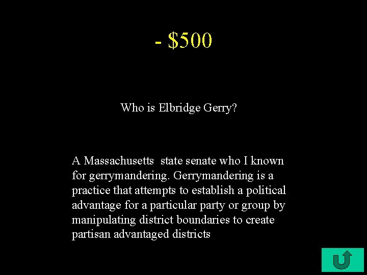 - $500 Who is Elbridge Gerry? A Massachusetts state senate who I known for