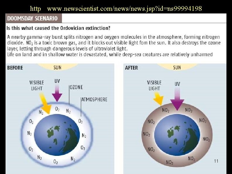 http: //www. newscientist. com/news. jsp? id=ns 99994198 11 