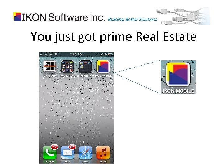 You just got prime Real Estate 