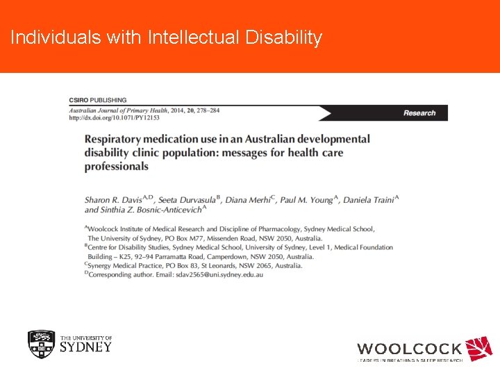 Individuals with Intellectual Disability 