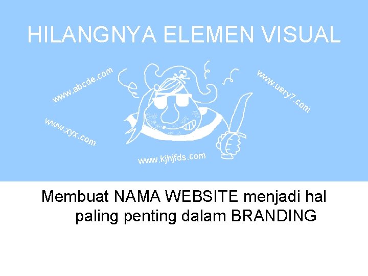 HILANGNYA ELEMEN VISUAL ww om c. de c. ab w. ww w. x y