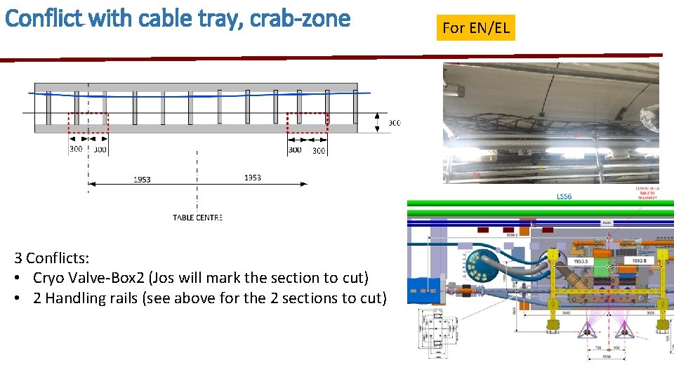 Conflict with cable tray, crab-zone 3 Conflicts: • Cryo Valve-Box 2 (Jos will mark