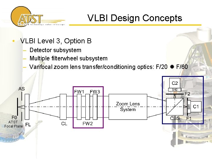 VLBI Design Concepts • VLBI Level 3, Option B – Detector subsystem – Multiple