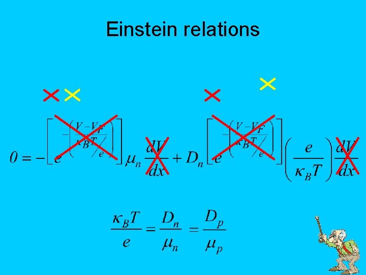 Einstein relations 