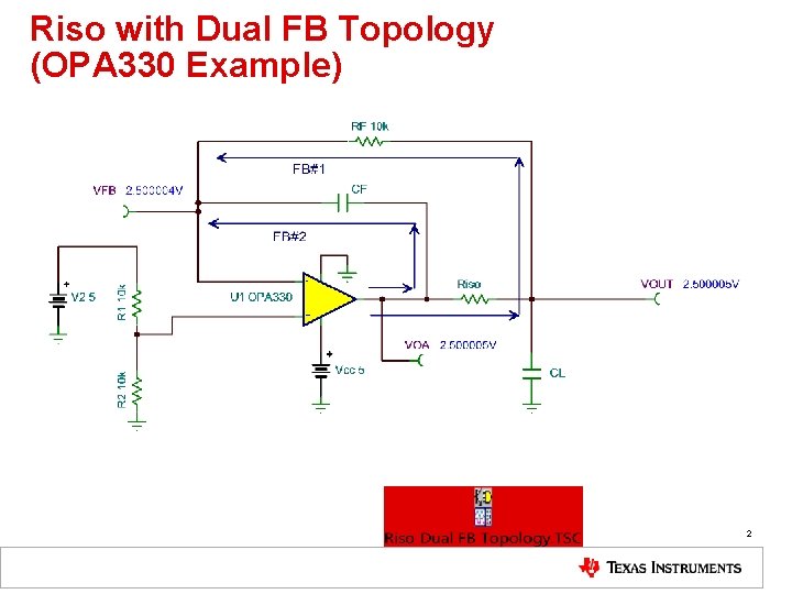 Riso with Dual FB Topology (OPA 330 Example) 2 