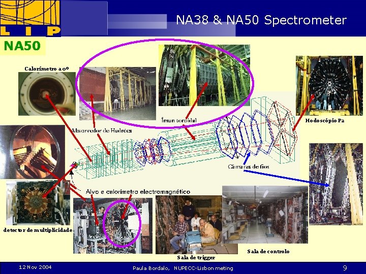 NA 38 & NA 50 Spectrometer NA 50 NA 38 Calorímetro a 0º Hodoscópio