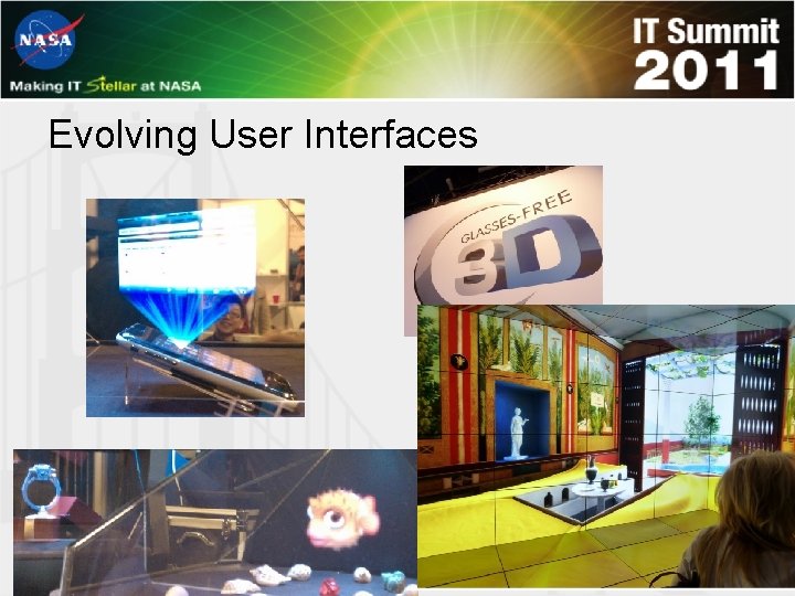 Evolving User Interfaces 14 