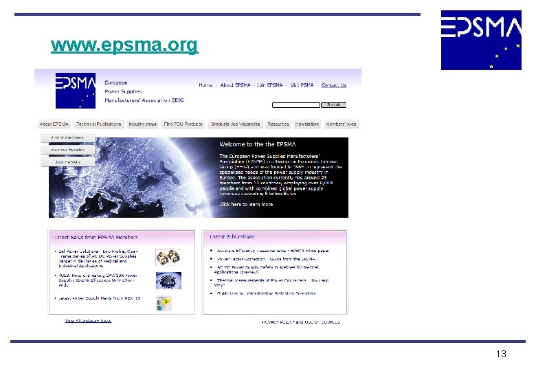 www. epsma. org 13 