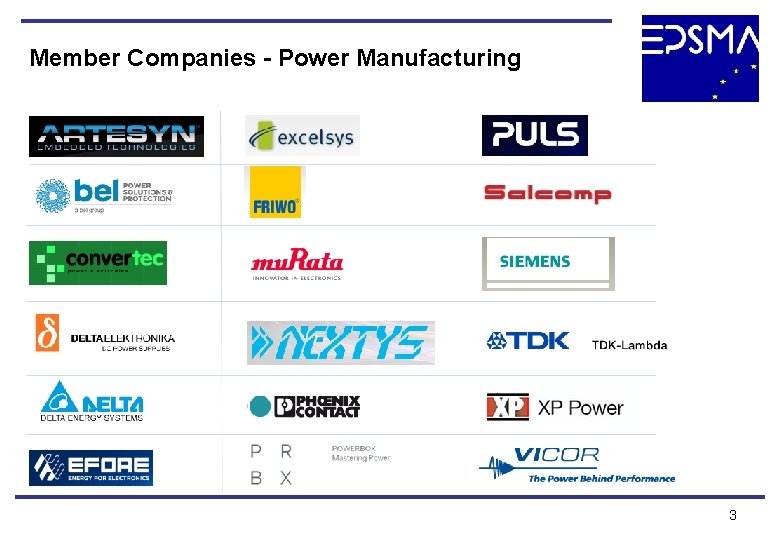Member Companies - Power Manufacturing 3 