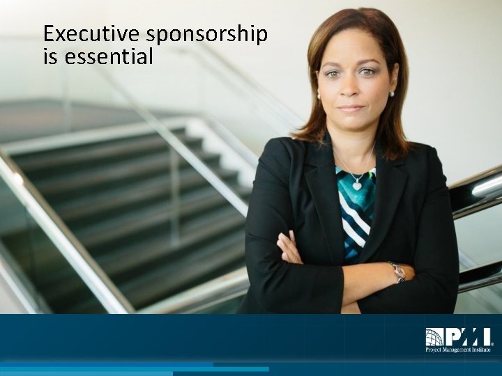 Executive sponsorship is essential 