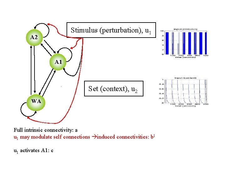 Stimulus (perturbation), u 1 A 2 A 1 . Set (context), u 2 WA