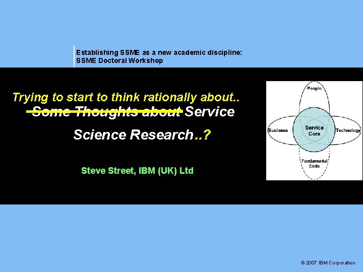 Establishing SSME as a new academic discipline: SSME Doctoral Workshop Trying to start to