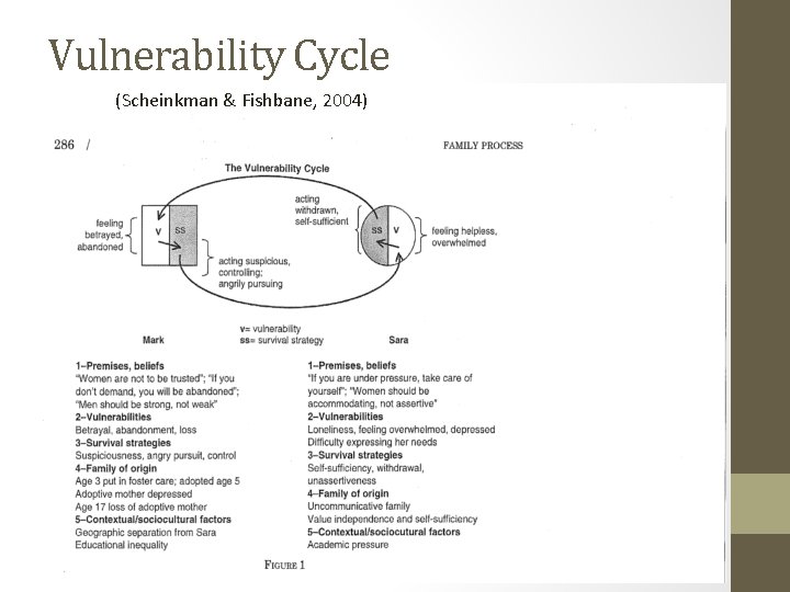 Vulnerability Cycle (Scheinkman & Fishbane, 2004) 