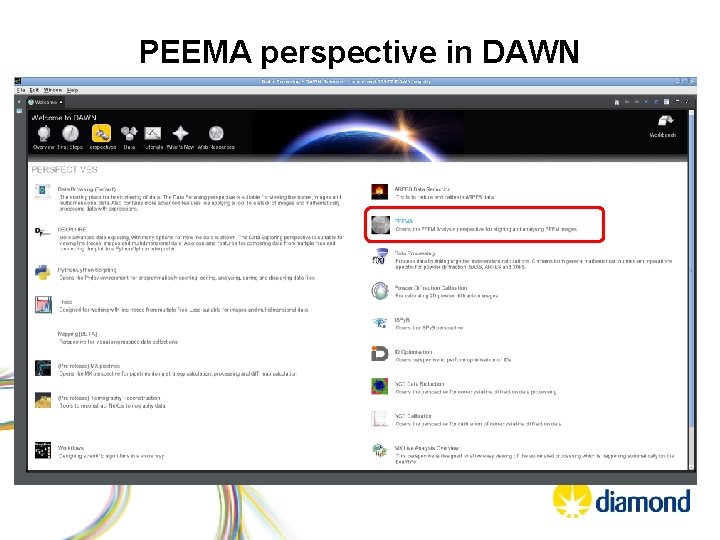 PEEMA perspective in DAWN 