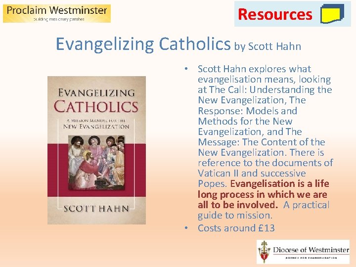 Resources Evangelizing Catholics by Scott Hahn • Scott Hahn explores what evangelisation means, looking