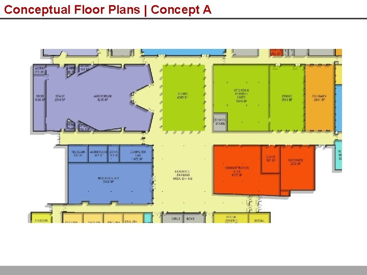 Conceptual Floor Plans | Concept A 