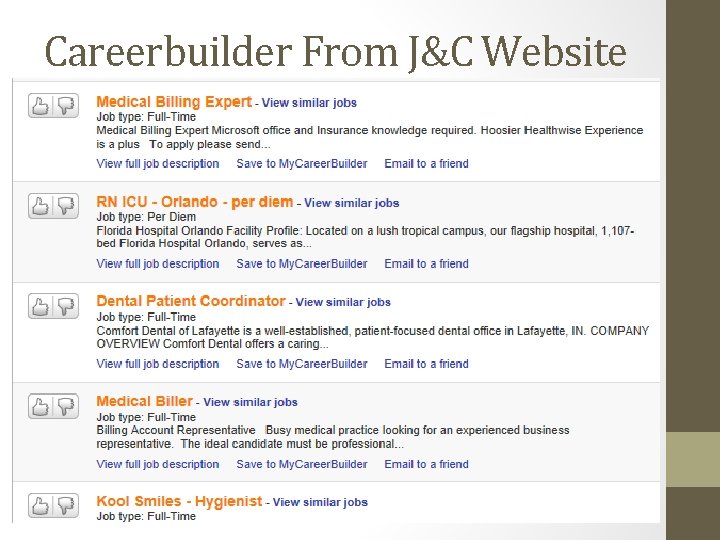 Careerbuilder From J&C Website 