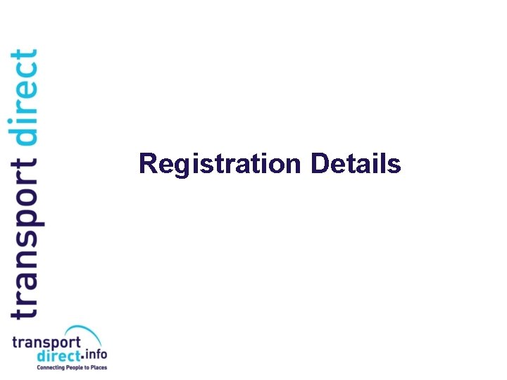 Registration Details 
