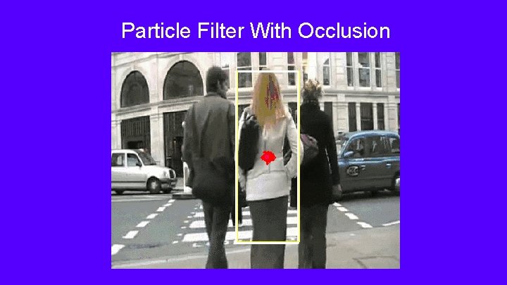 Particle Filter With Occlusion 