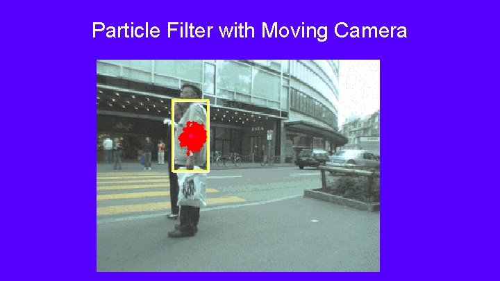 Particle Filter with Moving Camera 