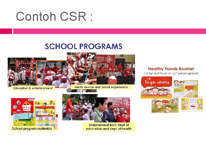 Contoh CSR : 