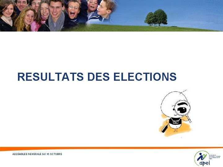 RESULTATS DES ELECTIONS ASSEMBLEE GENERALE DU 16 OCTOBRE 18 - 9/25/2020 