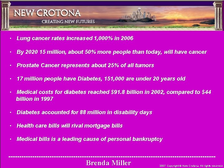  • Lung cancer rates increased 1, 000% in 2006 • By 2020 15