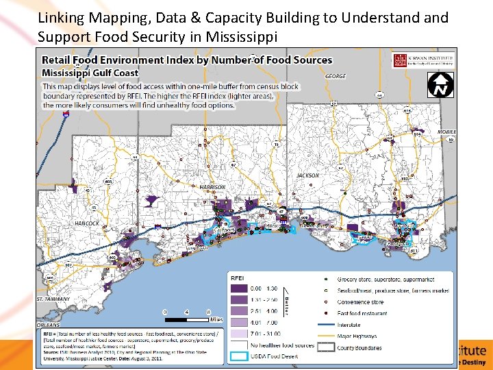 Linking Mapping, Data & Capacity Building to Understand Support Food Security in Mississippi 34