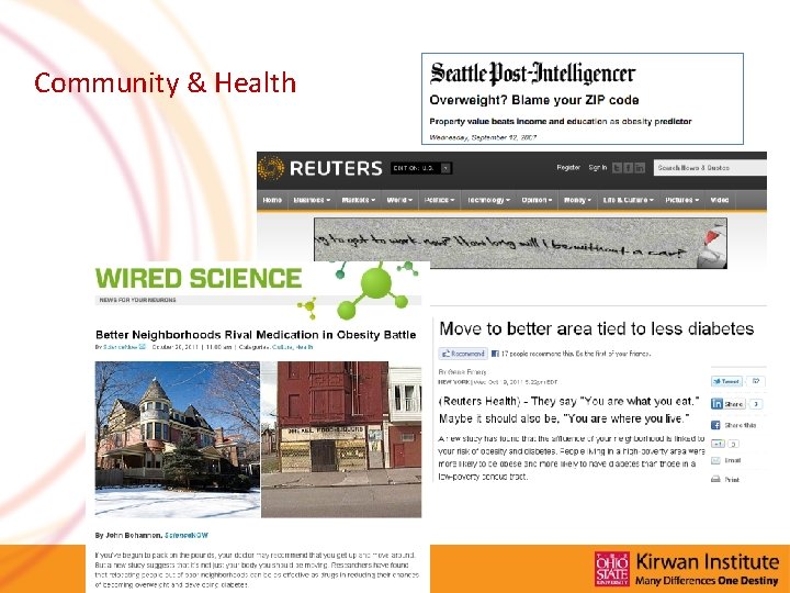 Community & Health Community & Health