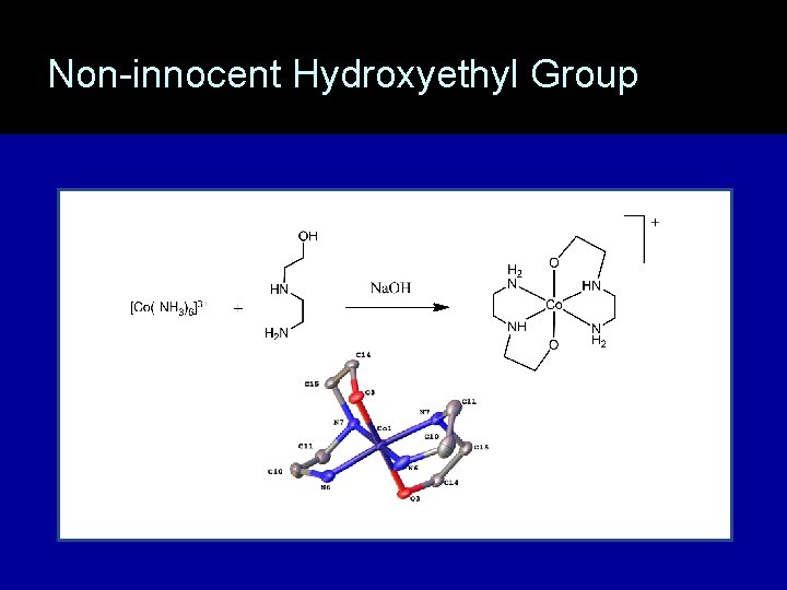 Non-innocent Hydroxyethyl Group 