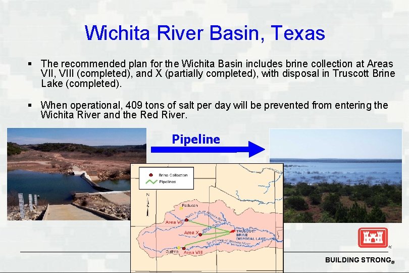 Wichita River Basin, Texas § The recommended plan for the Wichita Basin includes brine