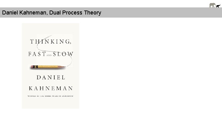 Daniel Kahneman, Dual Process Theory 