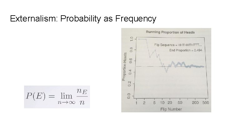 Externalism: Probability as Frequency 