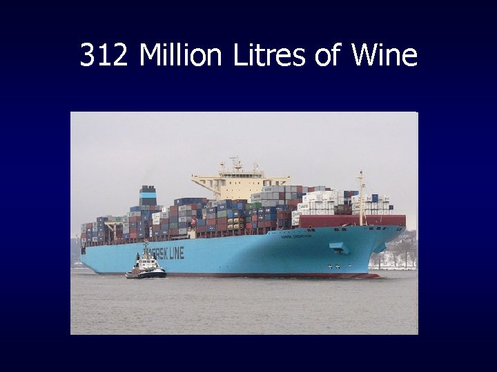 312 Million Litres of Wine 