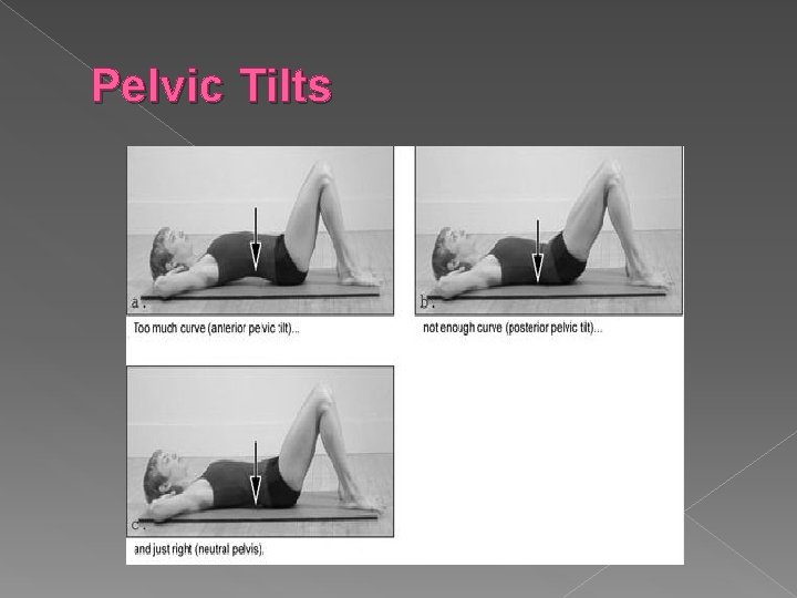 Pelvic Tilts 