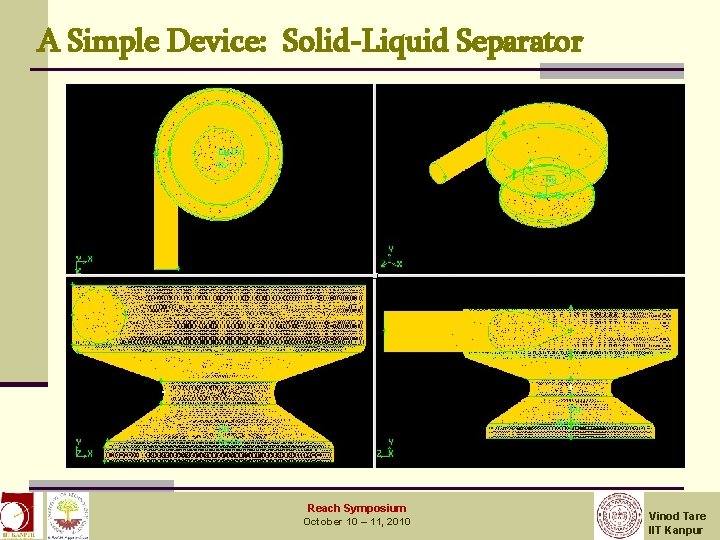 A Simple Device: Solid-Liquid Separator December 3, 2008 IIT Kanpur Reach Symposium October 10