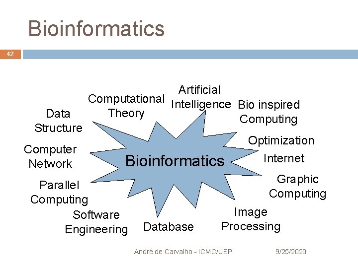 Bioinformatics 42 Data Structure Computer Network Artificial Computational Intelligence Bio inspired Theory Computing Bioinformatics