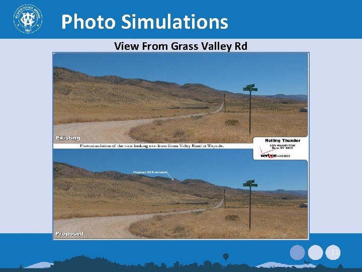 Photo Simulations View From Grass Valley Rd 11 