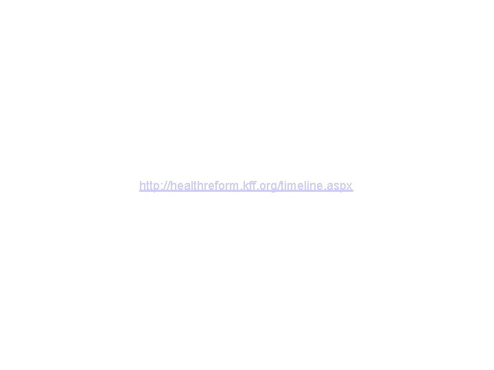 http: //healthreform. kff. org/timeline. aspx 