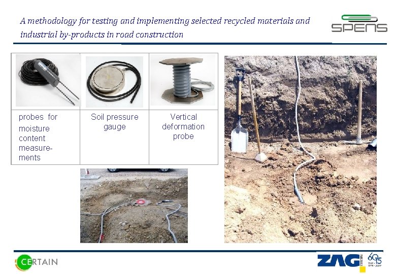 A methodology for testing and implementing selected recycled materials and industrial by-products in road