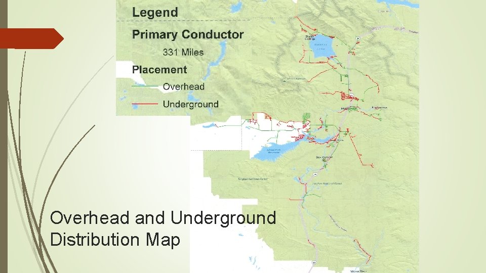 Overhead and Underground Distribution Map 