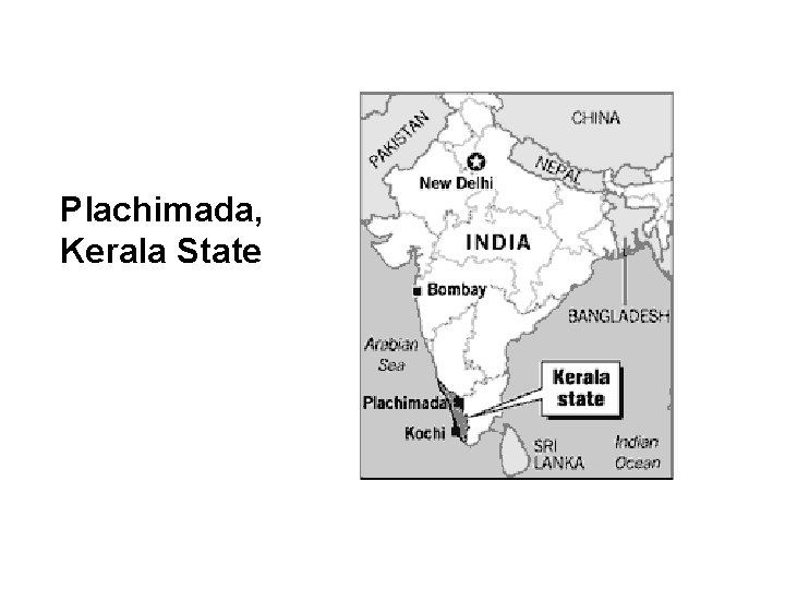 Plachimada, Kerala State 